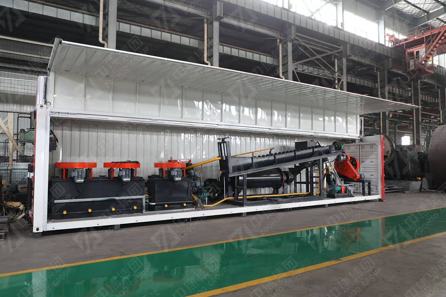 中焦礦機(jī)中試選礦試驗(yàn)線(xiàn)建成